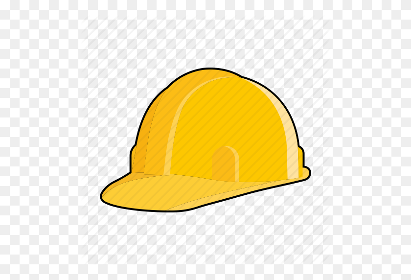 512x512 Cap, Clothing, Construction, Fashion, Hard Hat, Head Wear, Safety Icon - Construction Hat PNG
