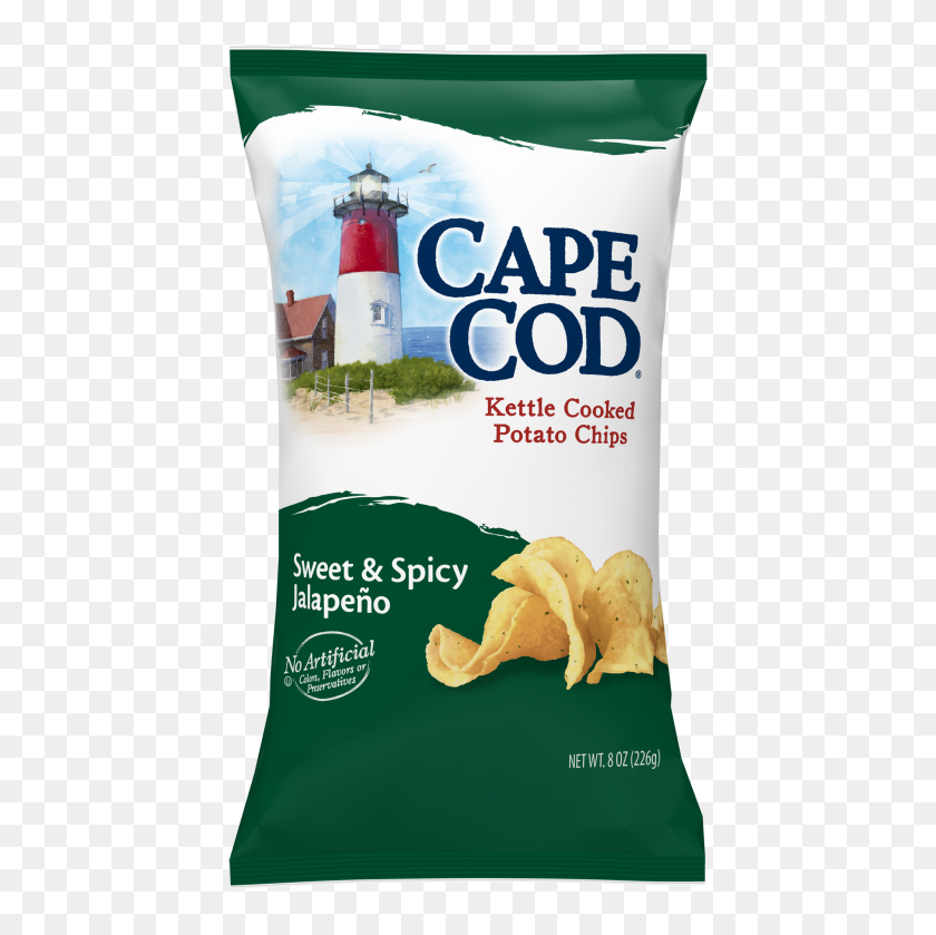 2000x2000 Cape Cod Sweet Spicy Jalapeno Kettle Cooked Potato Chips, Oz - Jalapeno PNG