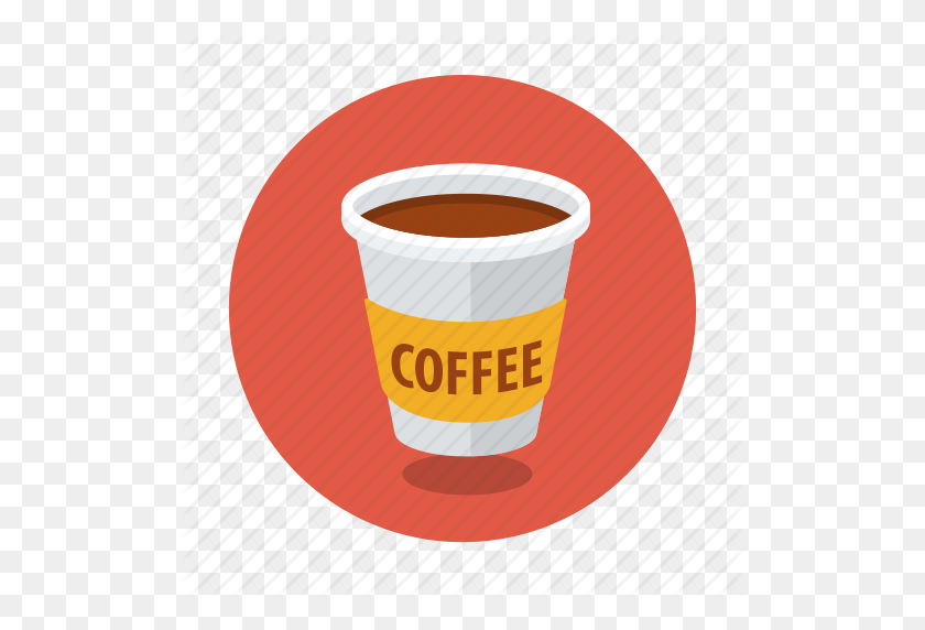 512x512 Capuchino, Café, Recipiente, Taza, Espresso, Latte, Icono De Comida Para Llevar - Latte Png