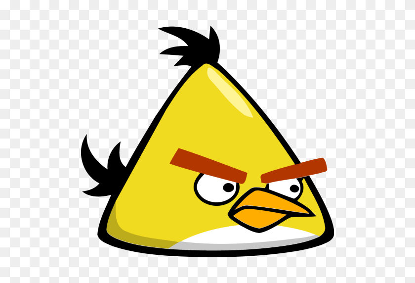 512x512 Capri Bird Angry Yellow Angry Birds Icon Gallery - Yellow PNG