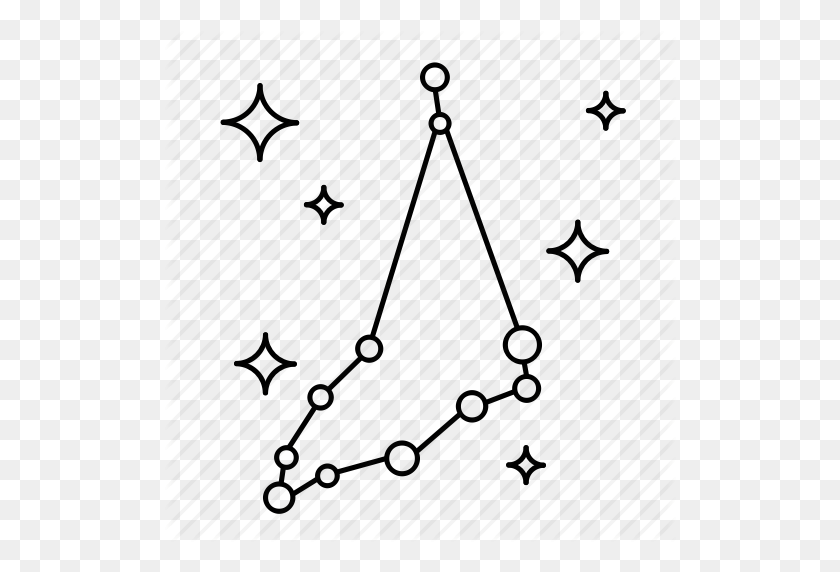 512x512 Козерог, Созвездие, Планета, Значок Звезды - Созвездие Png