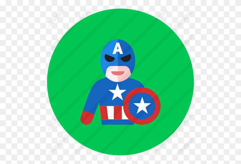 512x512 Capitán América - Capitán América Logo Png