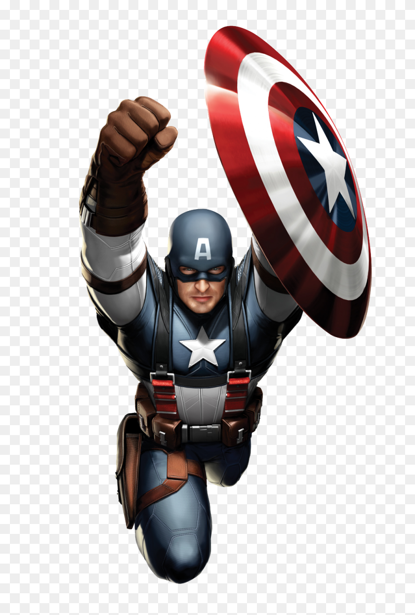 988x1500 Capitán América Png