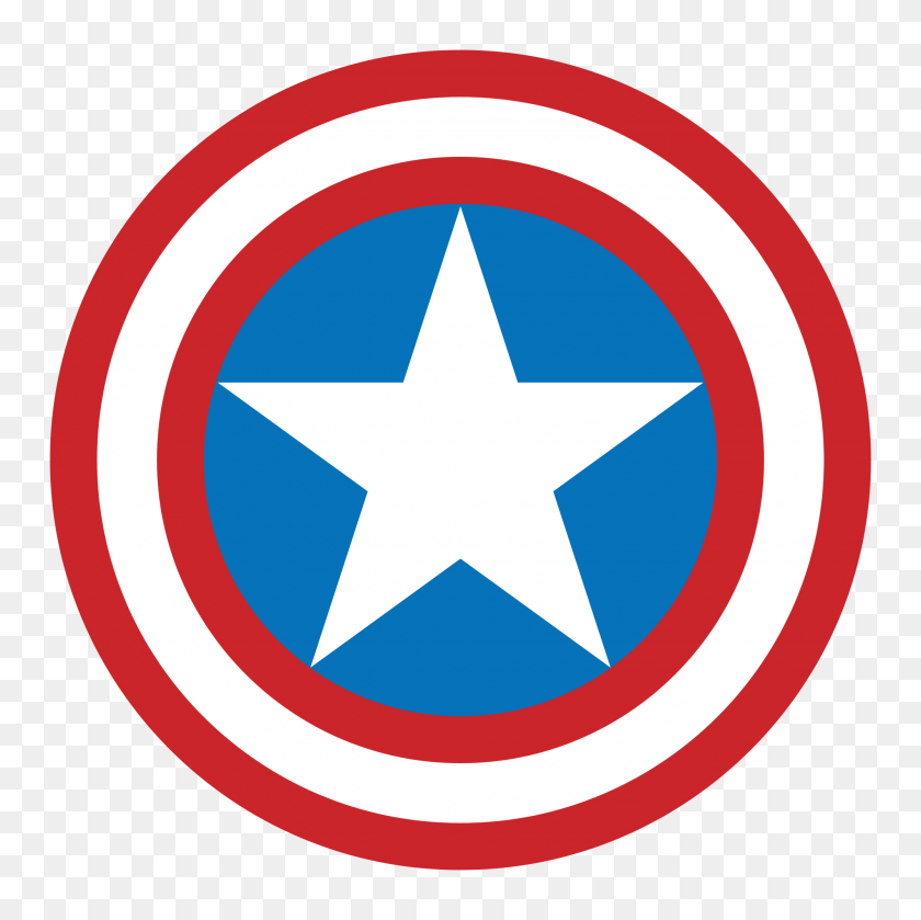 2000x2000 Captain America Shield - Captain America Logo PNG