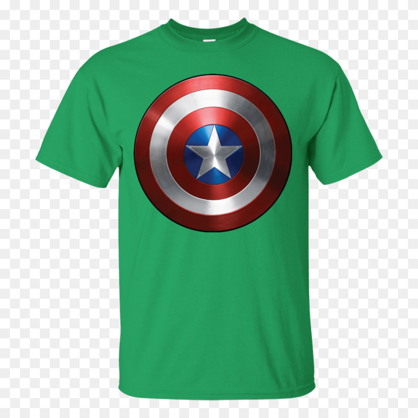 1155x1155 Capitán América Escudo De La Camiseta De Los Hombres - Capitán América Escudo Png