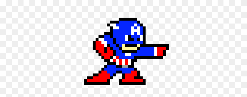 330x270 Капитан Америка Щит Брошен Pixel Art Maker - Капитан Америка Щит Клипарт