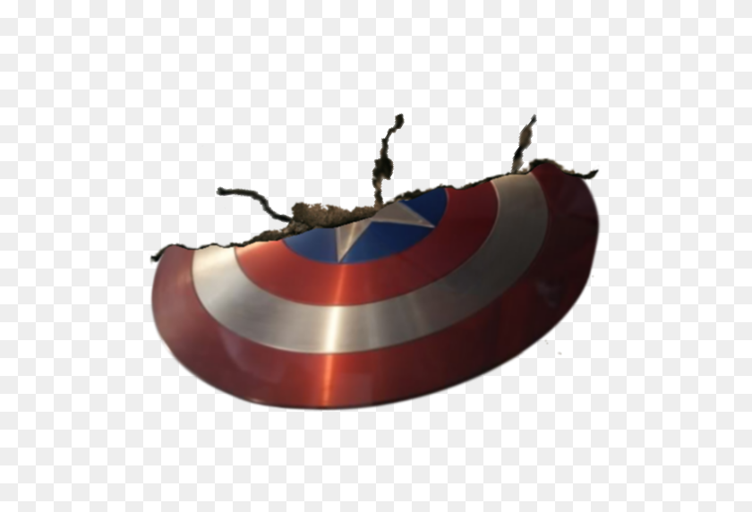 512x512 Captain America Shield Wedged In The Wall Team Fortress Sprays - Captain America Shield PNG