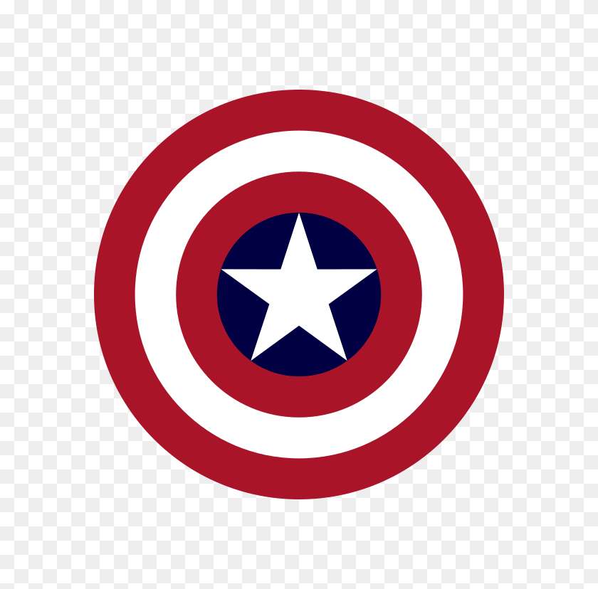 768x768 Captain America's Shield - Say No Clipart