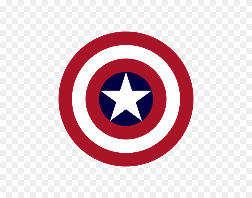 600x600 Captain America's Shield - Capitan America PNG