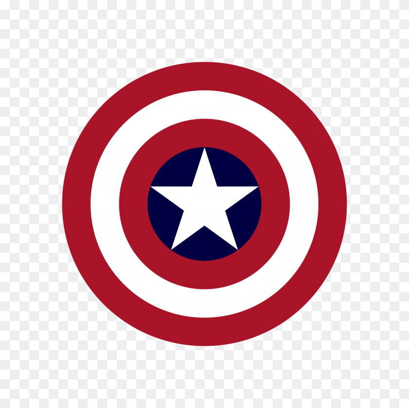 2000x2000 Escudo Del Capitán América - Capitán América Logo Png