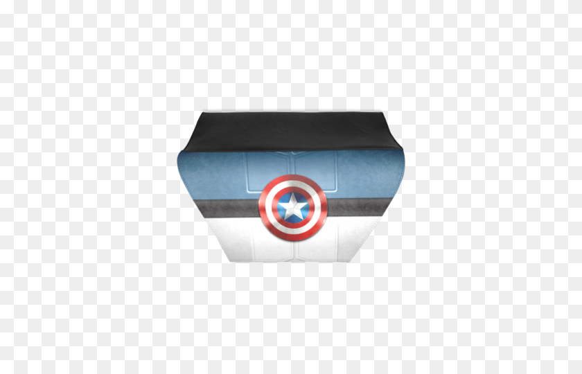 480x480 Captain America's Shield Print Leather Designer Handbag Psylockebags - Captain America Shield PNG