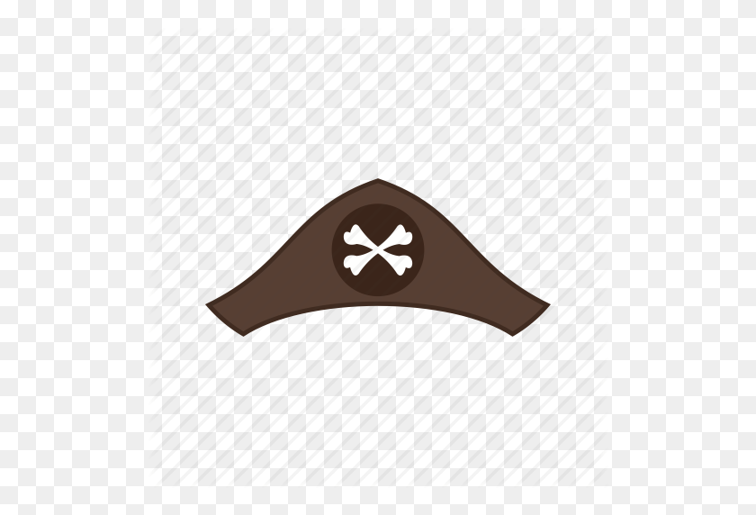 512x512 Captain, Character, Fun, Hat, Pirate, Skull, Toy Icon - Pirate Hat PNG