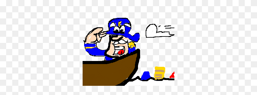 300x250 Captain Crunch Sails Across The Dairy Depths Drawing - Captain Crunch PNG