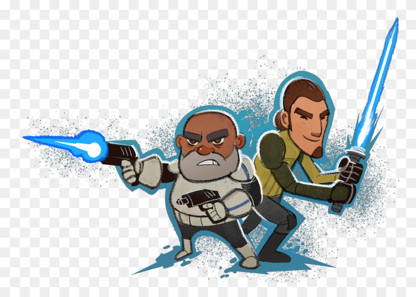 943x654 Captain Rex And Kanan Jarrus Duo Star Wars Rebels Know Your Meme - Star Wars Clipart Characters