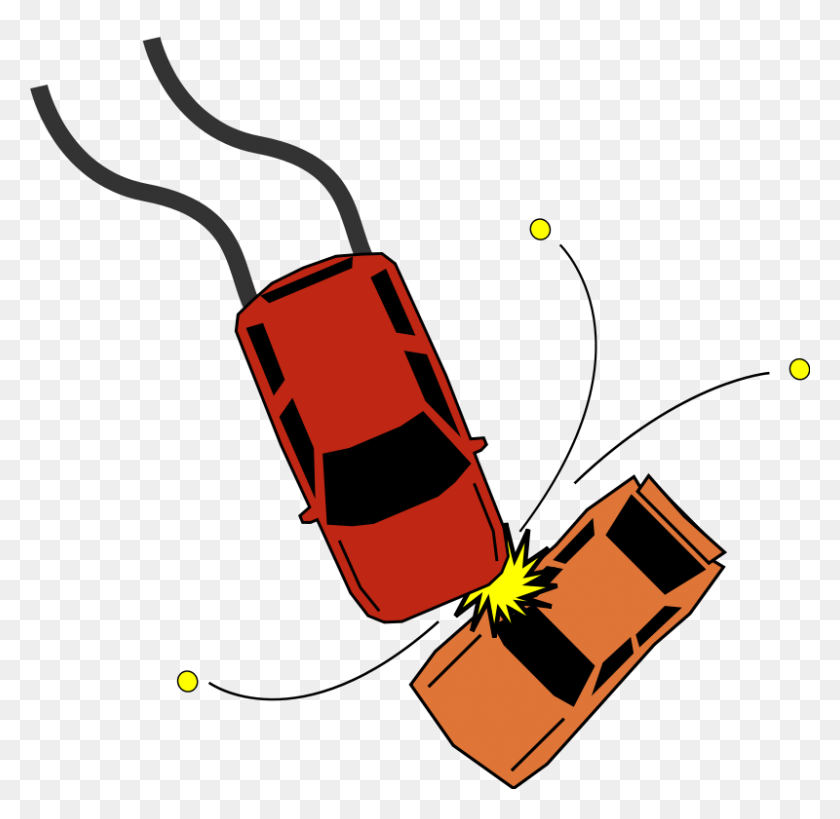 800x779 Car Accident Free Vector - Disaster Clipart