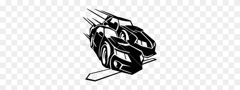 260x257 Car Black And White Clipart - Sports Car Clipart Black And White