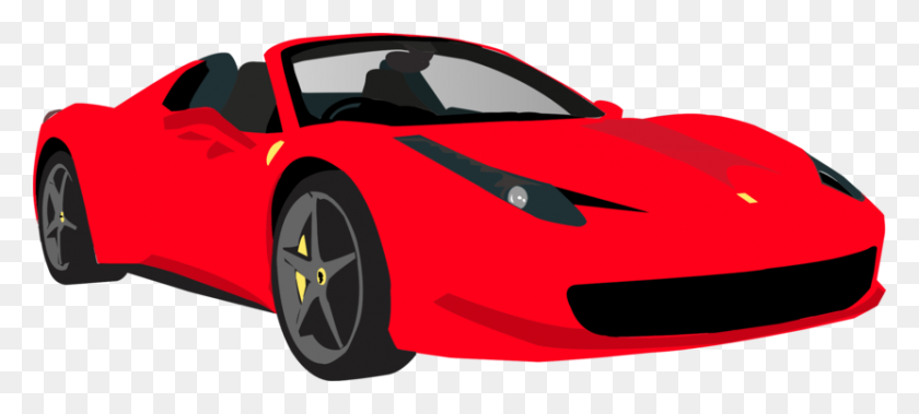 831x340 Car Bmw Series Clip Art Transportation Animation Free - Ferrari Clipart