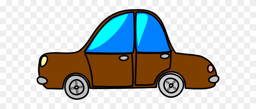 600x299 Car Brown Cartoon Transport Clip Art - Old Car Clipart