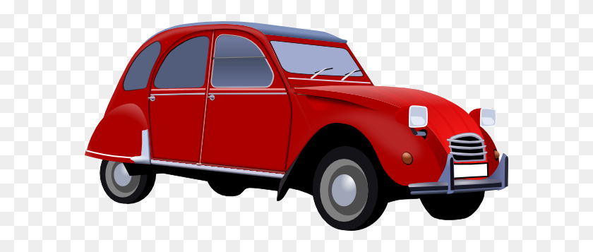 600x297 Автомобиль Картинки Бесплатный Вектор - Красный Грузовик С Елкой Клипарт