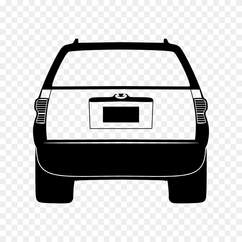 2400x2400 Car Clipart Front View - Windshield Clipart