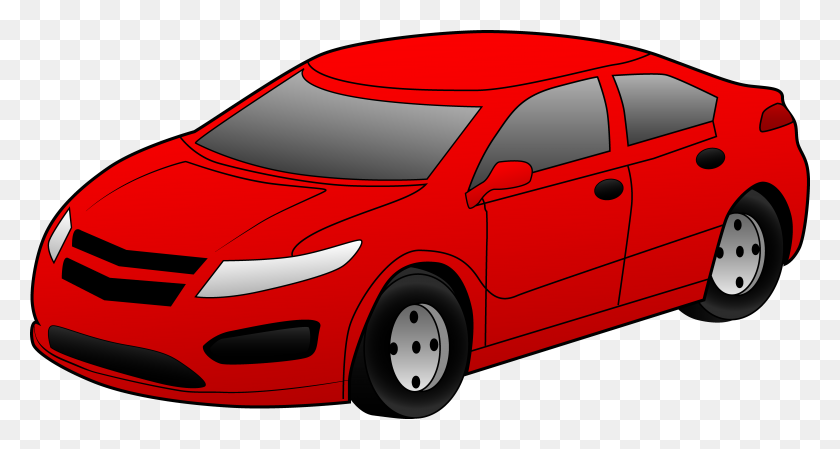 7387x3689 Car Clipart Side View - Car Side View Clipart