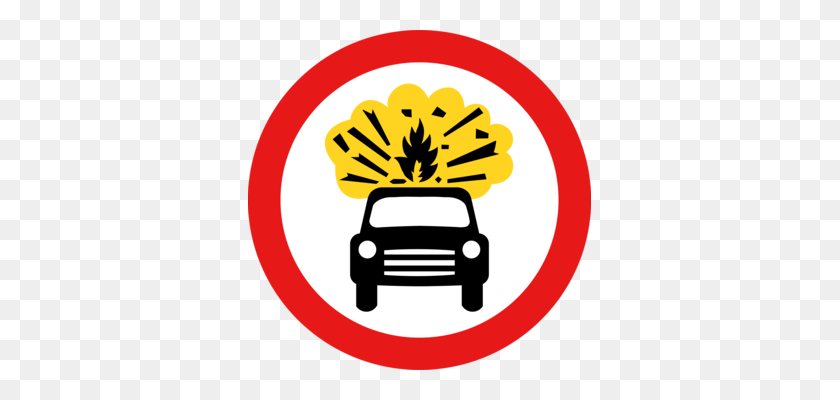343x340 Car Computer Icons Traffic Sign Driving - Texting And Driving Clipart