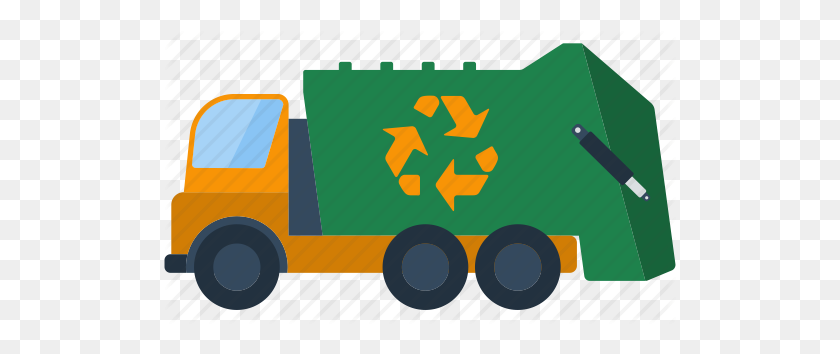 512x294 Car, Ecology, Garbage, Nature, Recycle, Trash, Truck Icon - Garbage PNG