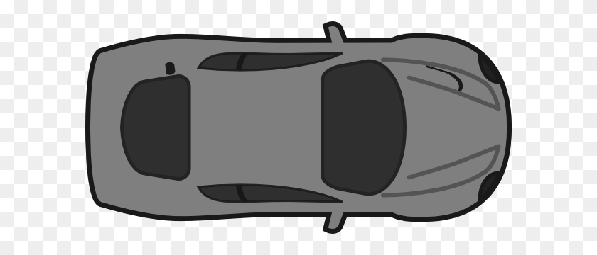 600x300 Car From Above Png - Car Top View PNG