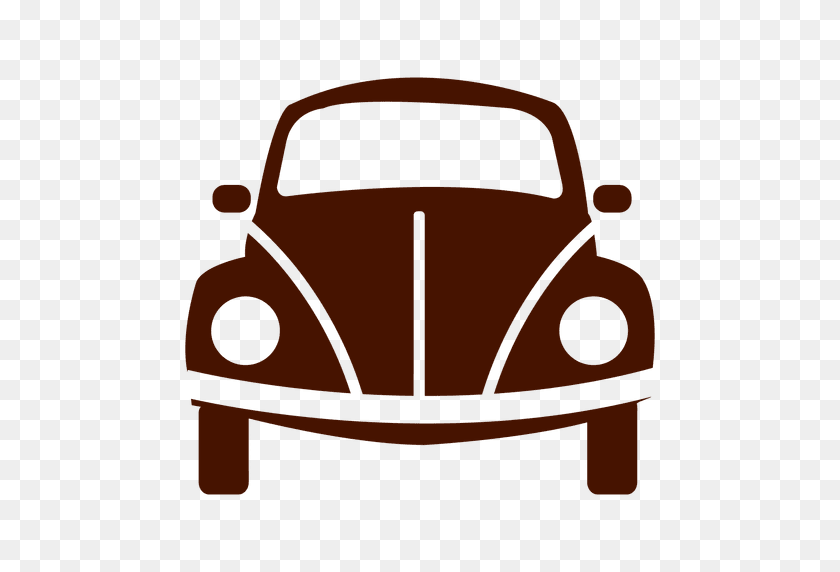 512x512 Car Front View Transport Icon - Vintage Car PNG