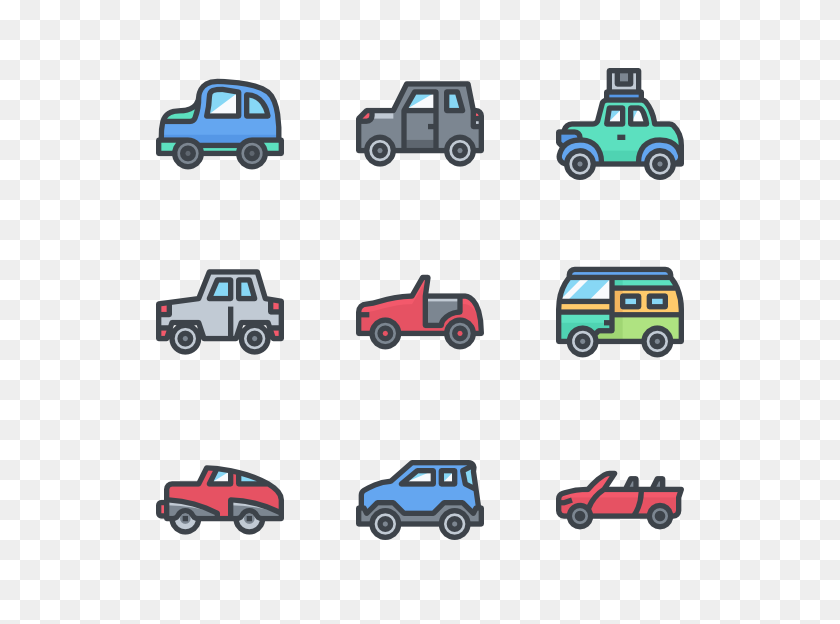 600x564 Car Icons - Small Car Clipart