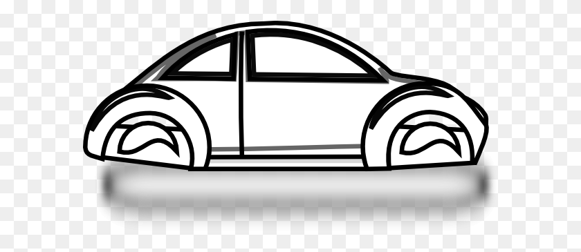 600x305 Car Outline Clipart Png - Cartoon Cars Clip Art