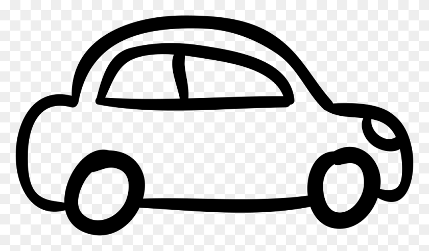 982x544 Car Outlined Vehicle Side View Png Icon Free Download - Car Side PNG