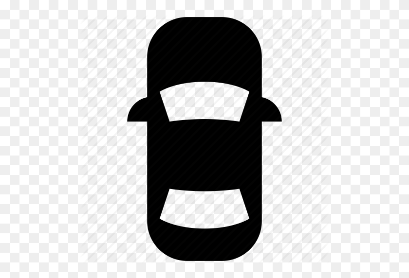 512x512 Car, Parking, Sedan, Top View, Vehicle Icon - Top View PNG