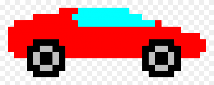 2113x750 Автомобиль Пиксель Арт Рисунок Пикселирование - Пиксельный Клипарт