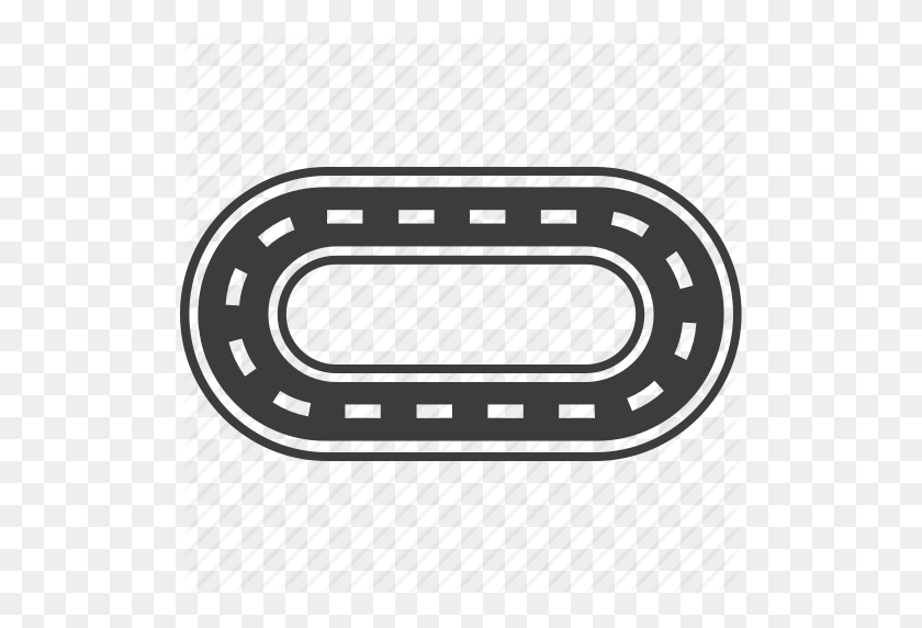 512x512 Car Racing, Race Track, Racing, Road, Track Icon - Race Track PNG