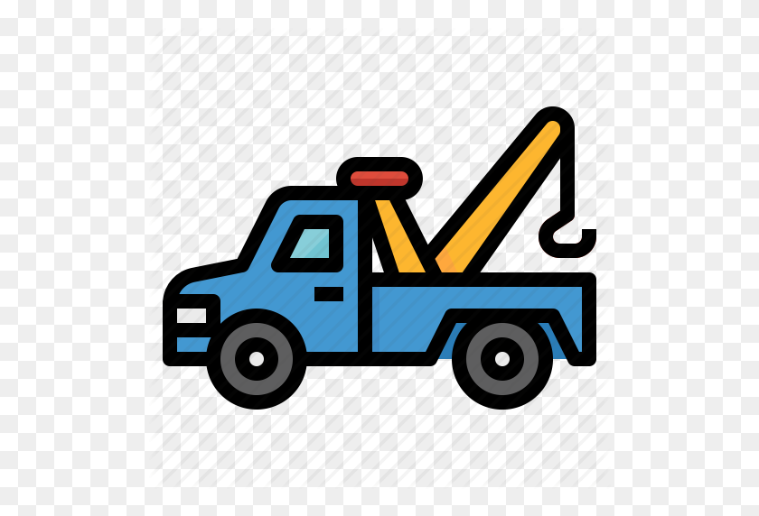 512x512 Car, Repair, Service, Tow, Truck Icon - Tow Truck PNG