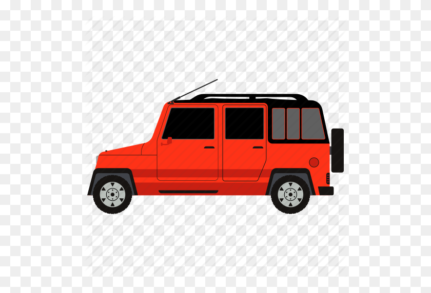 512x512 Car, Side, Transit, Van Icon Icon Search Engine - Car Side PNG
