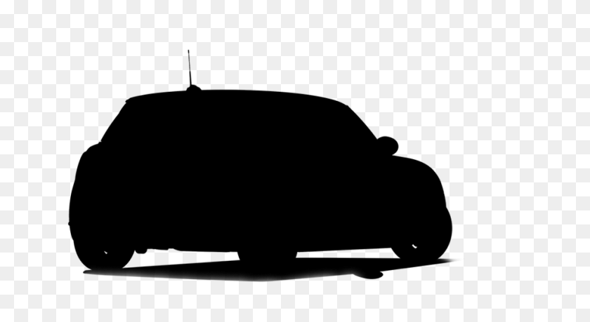 956x490 Car Silhouette Transparent Png Pictures - Back Of Car PNG