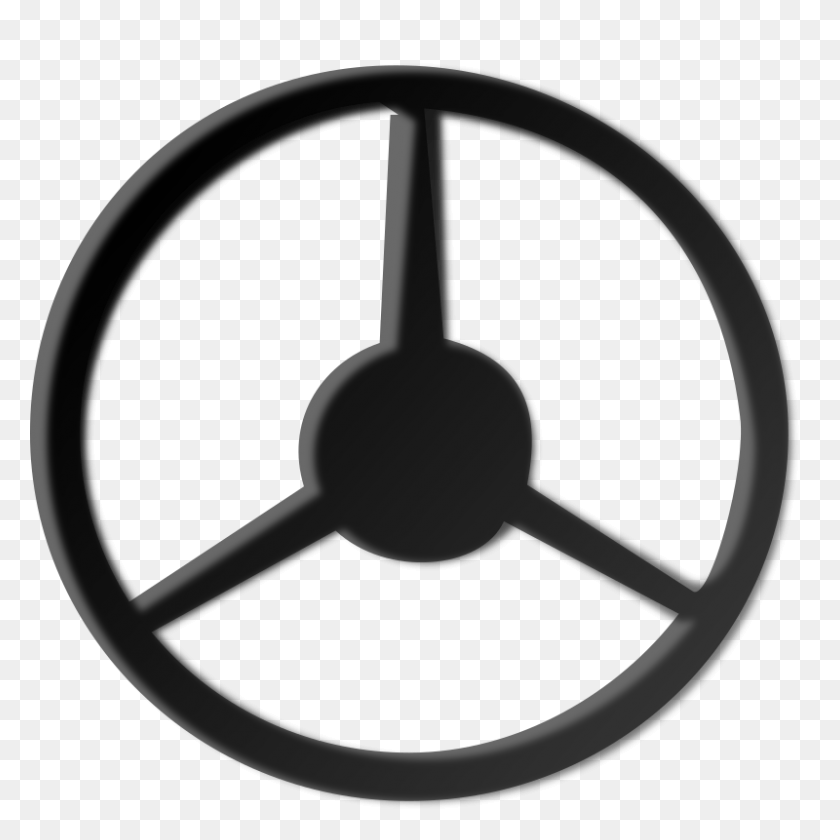 800x800 Car Steering Wheel Clip Art - Steering Wheel Clipart