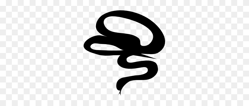 300x300 Car Stickers Product Categories - Snake Black And White Clipart