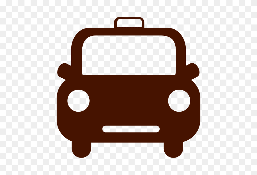 512x512 Значок Автомобиль Такси Транспорт - Такси Png