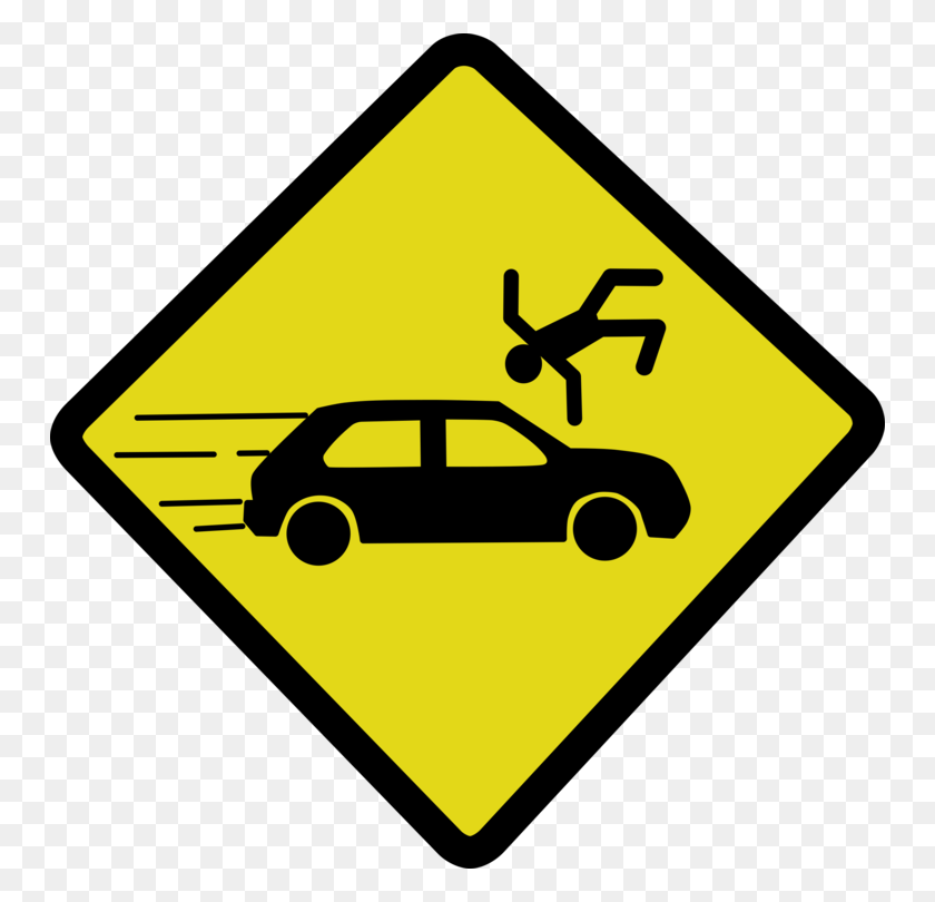 750x750 Car Traffic Collision Traffic Sign Vehicle Accident Free - Traffic Clipart