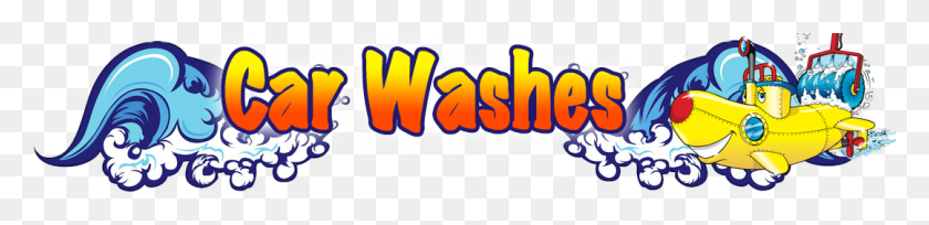 1080x200 Car Washes Yellow Submarine Car Wash - Car Wash PNG