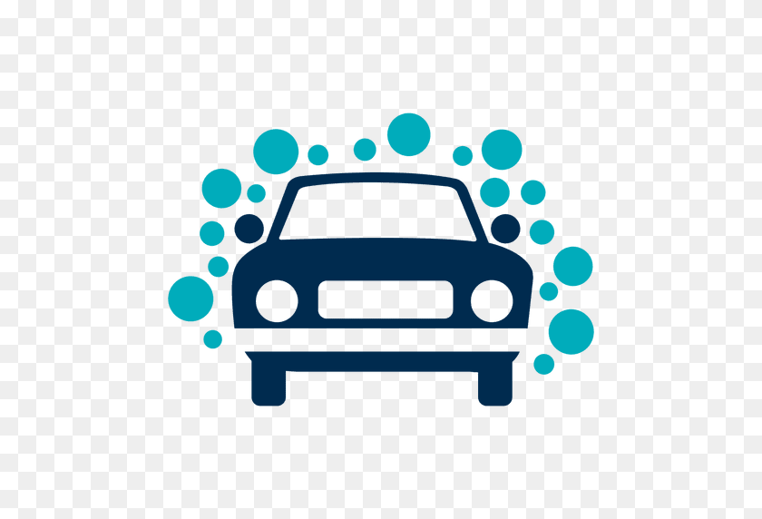 512x512 Car With Bubbles Icon - Water Bubbles PNG