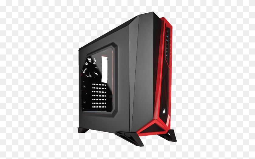 465x465 Carbide Spec Alpha Mid Tower Gaming Pc Case Blackred - Gaming Pc PNG