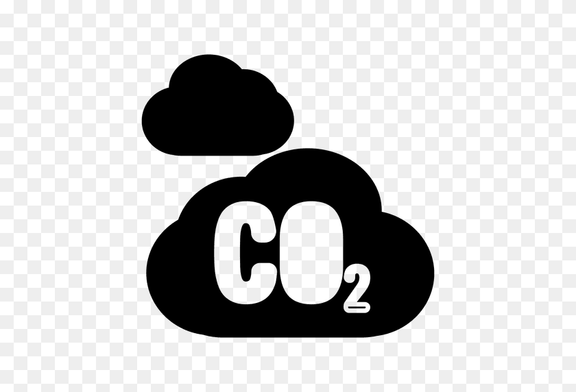 512x512 Icono De Nube De Dióxido De Carbono - Imágenes Prediseñadas De Dióxido De Carbono