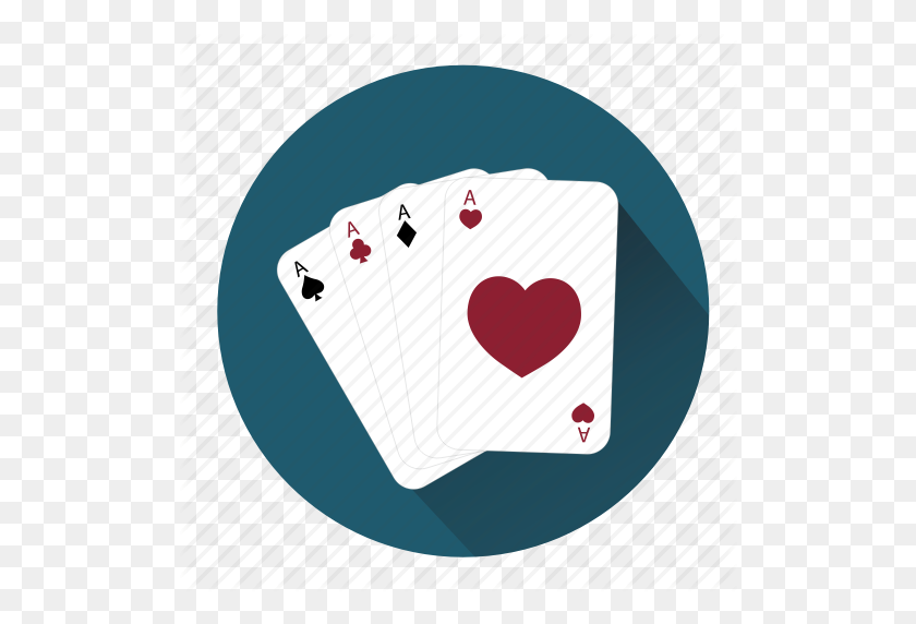 512x512 Карты, Карты, Казино, Игрок, Азартные Игры, Сердце, Значок Покера - Покерные Карты Png