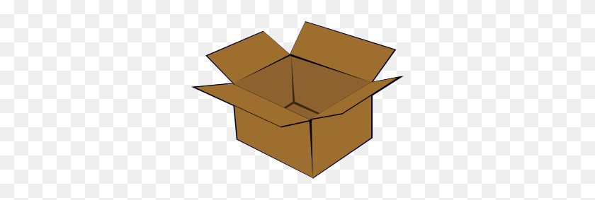 300x223 Cardboard Box Clip Art Free Vector - Free Shipping Clipart