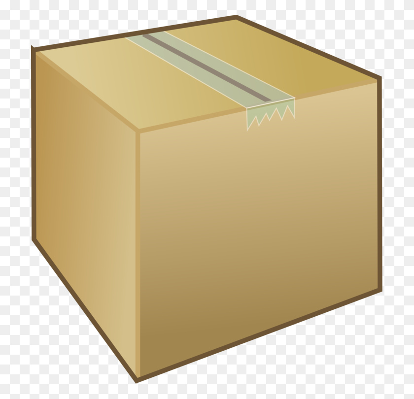 714x750 Cardboard Box Packaging And Labeling Download - Package Clipart