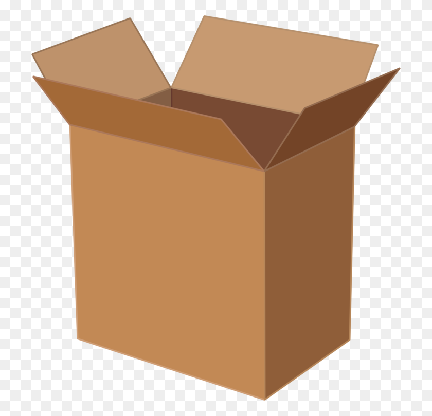 718x750 Cardboard Box Paper Packaging And Labeling - Packing Boxes Clipart